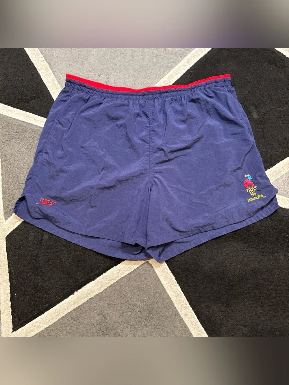 Vintage 1996 Atlanta Olympics Speedo USA swim trunks
